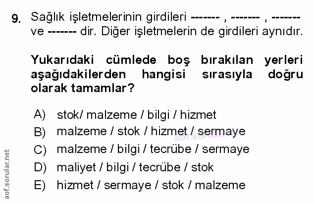 Soru 9