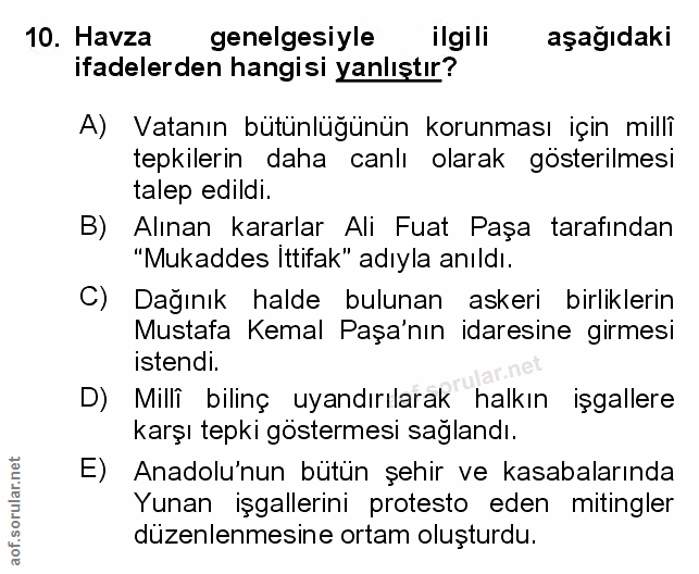 Soru 10