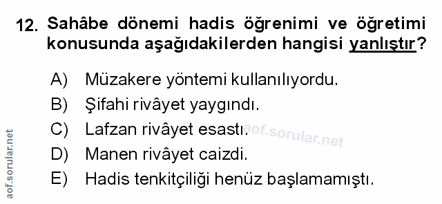 Soru 12