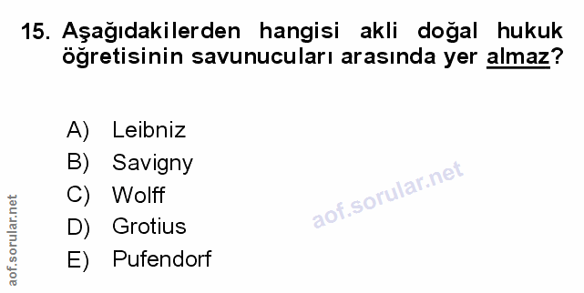 Soru 15