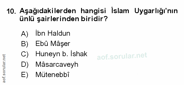 Soru 10