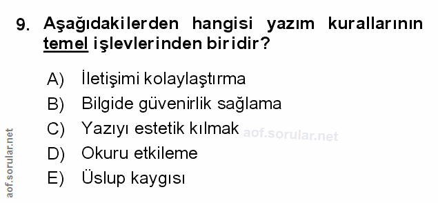 Soru 9