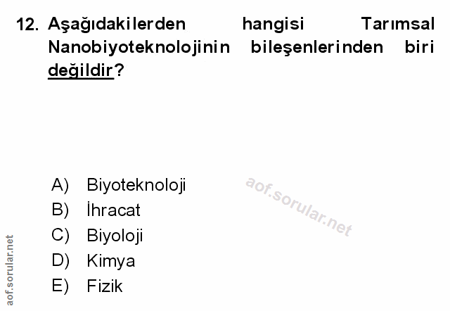 Soru 12
