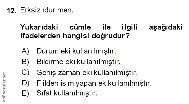 Soru 12