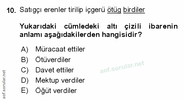 Soru 10
