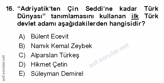 Soru 16