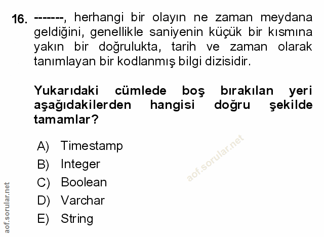 Soru 16