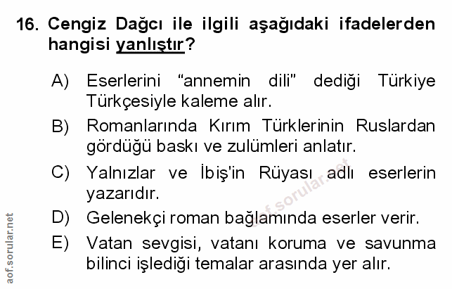Soru 16