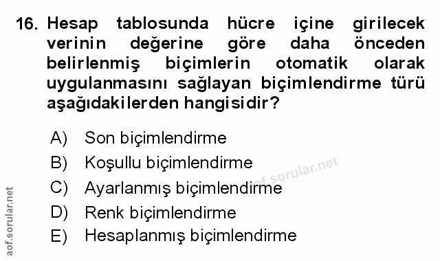 Soru 16