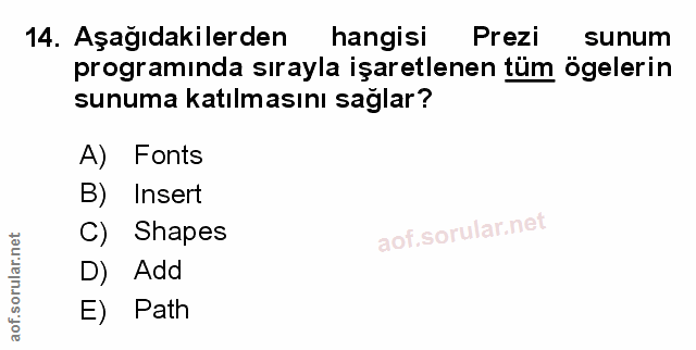 Soru 14