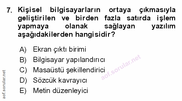 Soru 7