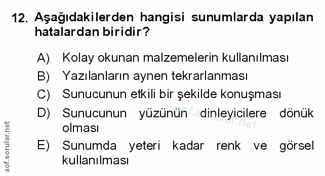 Soru 12