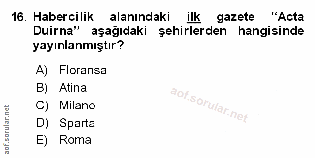Soru 16