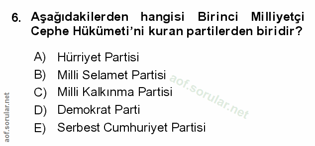 Soru 6