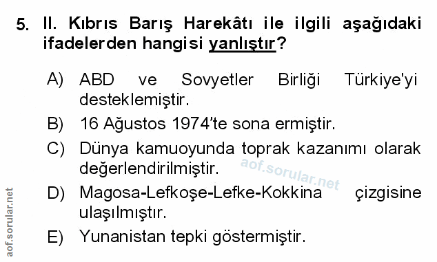 Soru 5