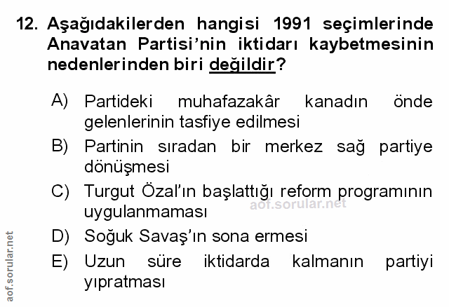 Soru 12