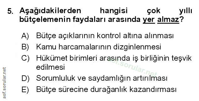 Soru 5