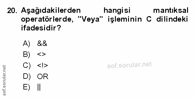 Soru 20