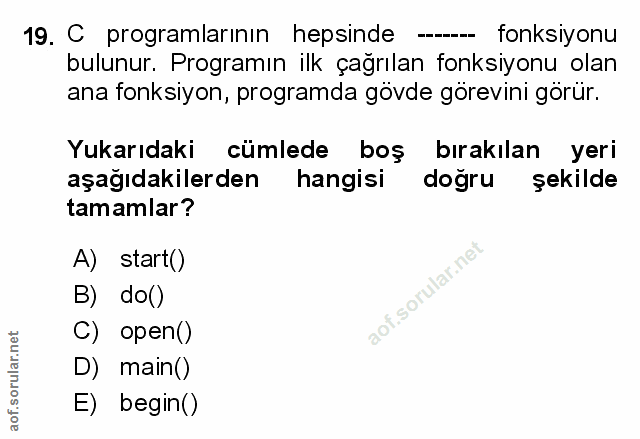 Soru 19