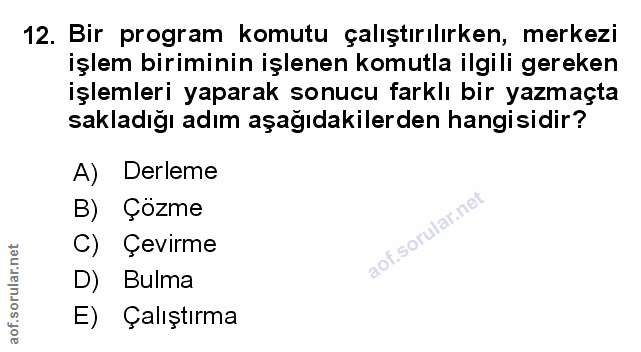 Soru 12