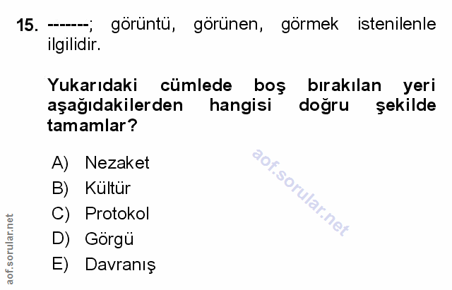 Soru 15