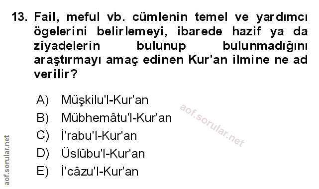 Soru 13