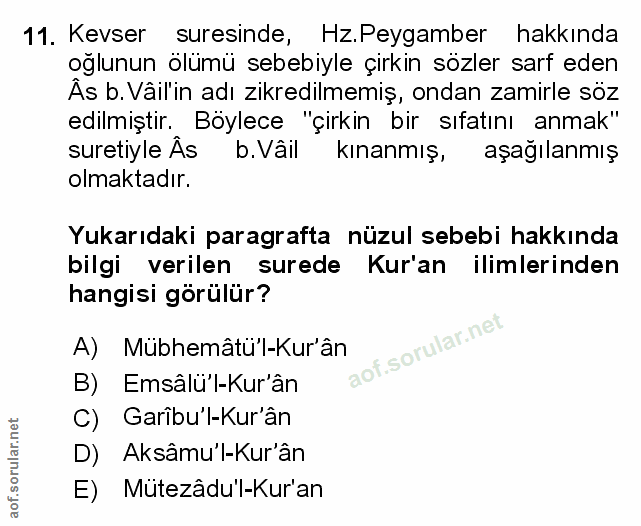 Soru 11