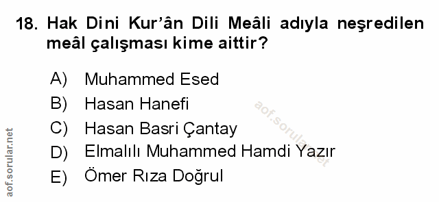 Soru 18