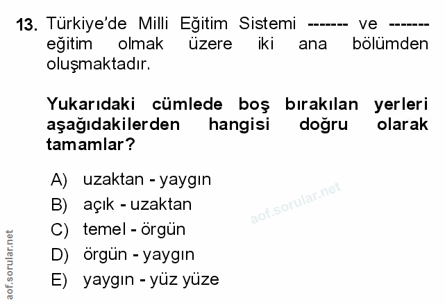 Soru 13