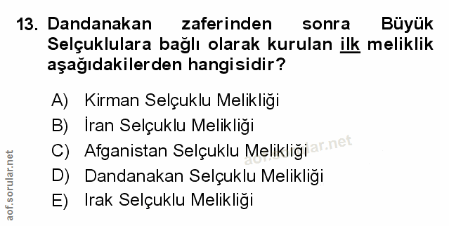 Soru 13