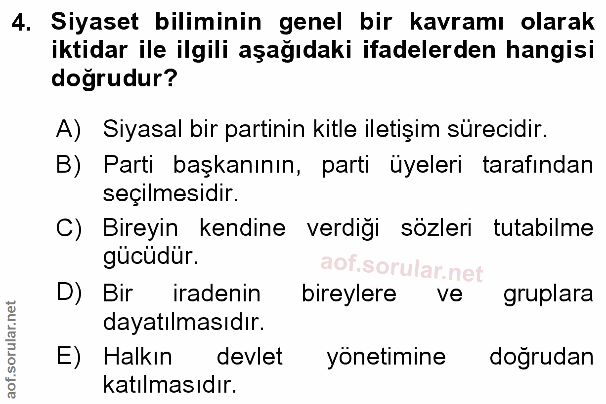 Soru 4