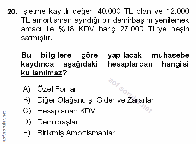 Soru 20