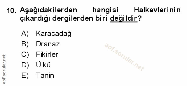 Soru 10