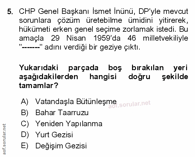 Soru 5