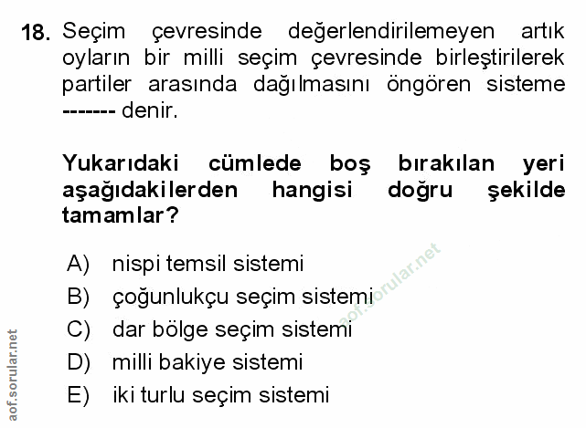Soru 18