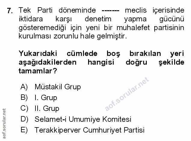Soru 7