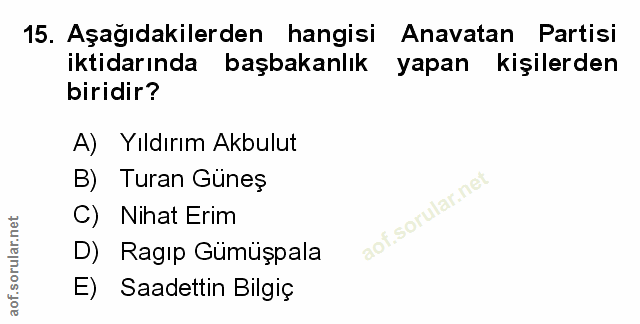 Soru 15
