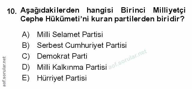 Soru 10
