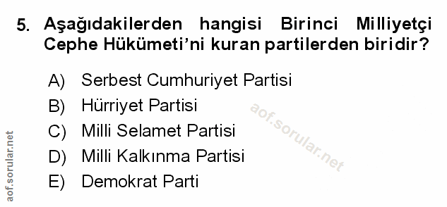 Soru 5