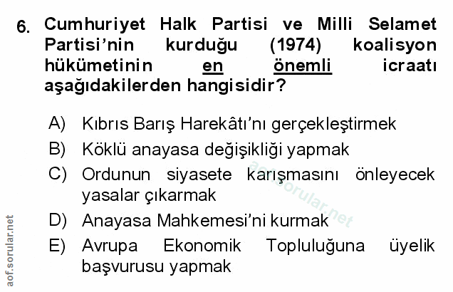 Soru 6