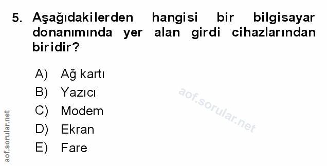 Soru 5