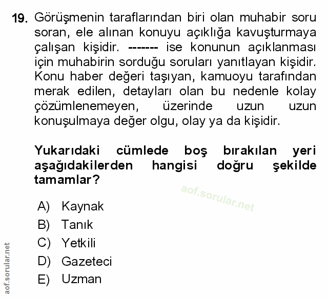 Soru 19