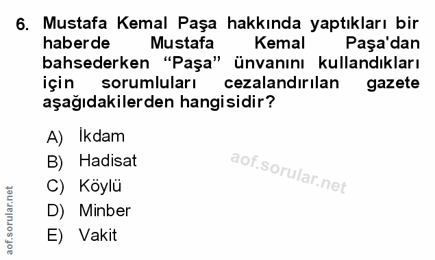 Soru 6