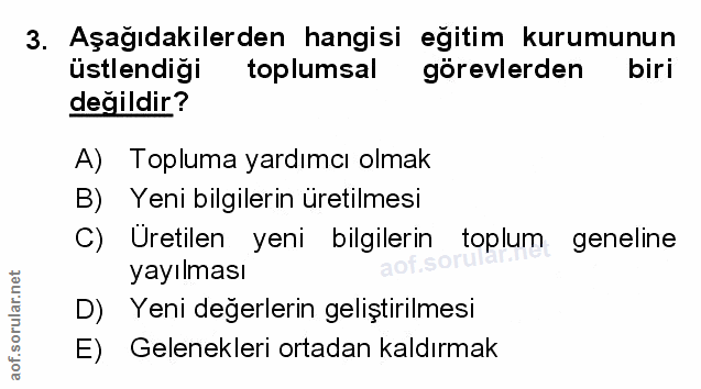 Soru 3