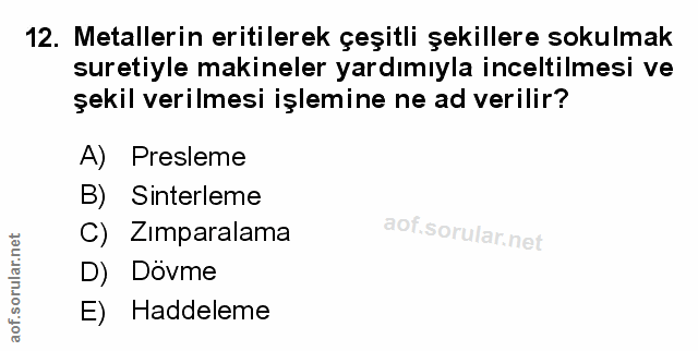 Soru 12