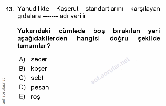 Soru 13