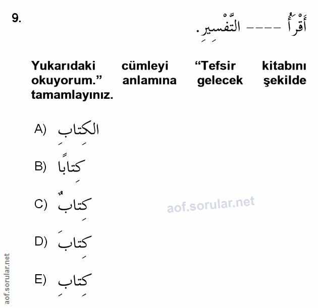 Soru 9