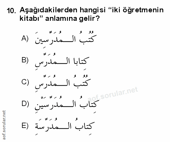 Soru 10