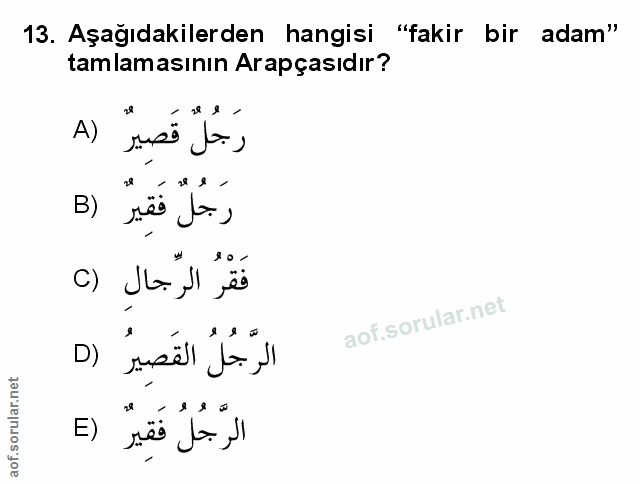 Soru 13