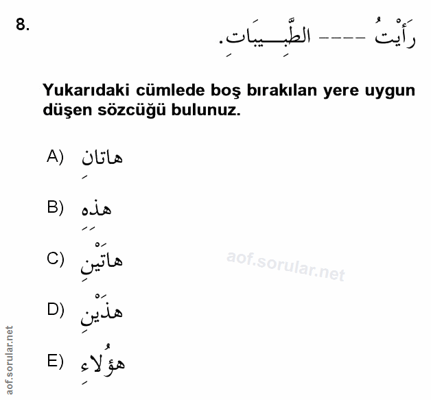 Soru 8